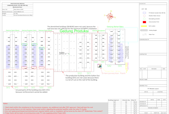 design solar pv system layout sld and wiring diagram